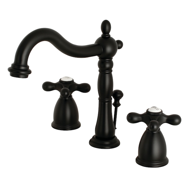 8" Widespread Bathroom Faucet, Matte Black